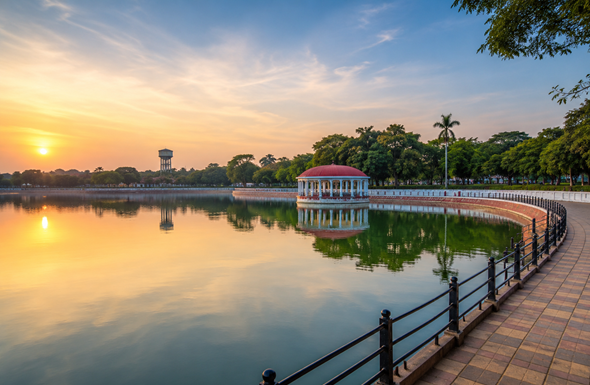 Ramgarh Tal Lake, Gorakhpur with a peaceful lakeside view, representing Resume Writing Services Gorakhpur by Bright Future Resume.