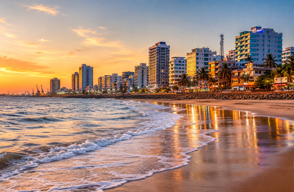 Panambur Beach with the Mangalore skyline and Arabian Sea representing Resume Writing Services Mangalore by Bright Future Resume.
