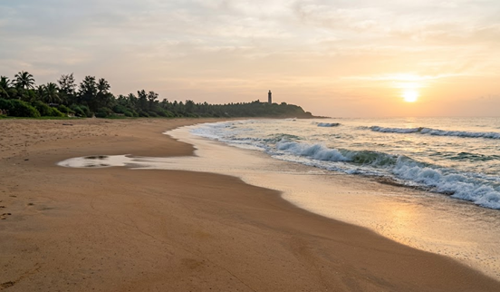 Gopalpur Beach Odisha with a scenic coastline and peaceful sea view