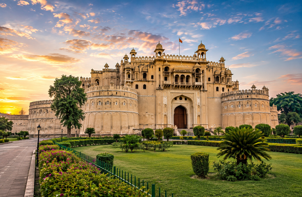 Qila Mubarak Patiala at sunset representing Resume Writing Services Patiala