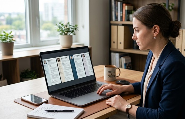 Resume examples showing professional resume formats for job seekers