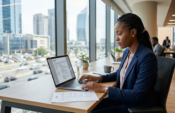 Resume Writer for Africa Jobs helping international professionals prepare an ATS-friendly resume