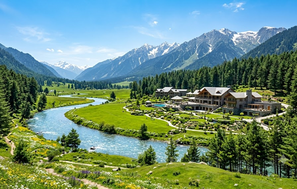 Scenic view of Pahalgam near Anantnag, Jammu and Kashmir, representing Resume Writing Services Anantnag.
