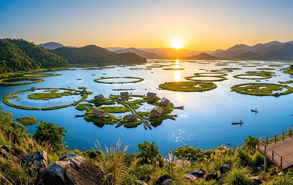 Scenic Loktak Lake near Imphal, Manipur, representing Resume Writing Services Imphal by Bright Future Resume.