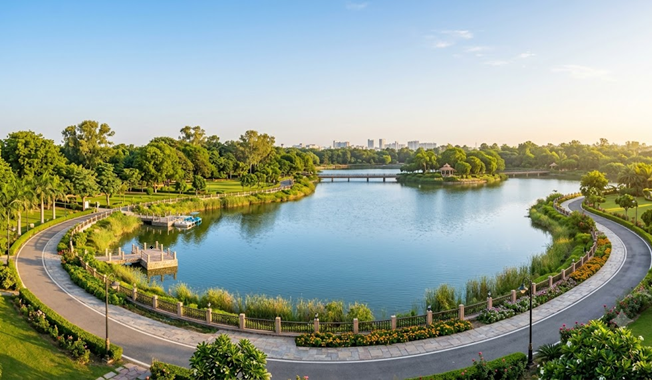 Scenic Karna Lake in Haryana representing Resume Writing Services Karnal by Bright Future Resume.